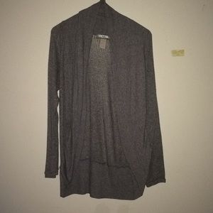 Gray cardigan